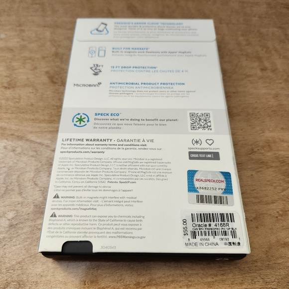 Speck Presidio 2 Pro Magnetic Case for Apple iPhone 14 Pro (6.1") - Black - Picture 2 of 7